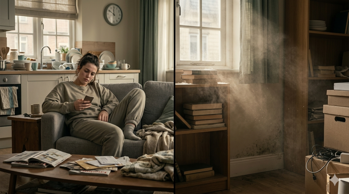  The Hidden Cost of “I’ll Do It Later”: How Cleaning Delays Are Quietly Affecting Your Home, Health & Time 