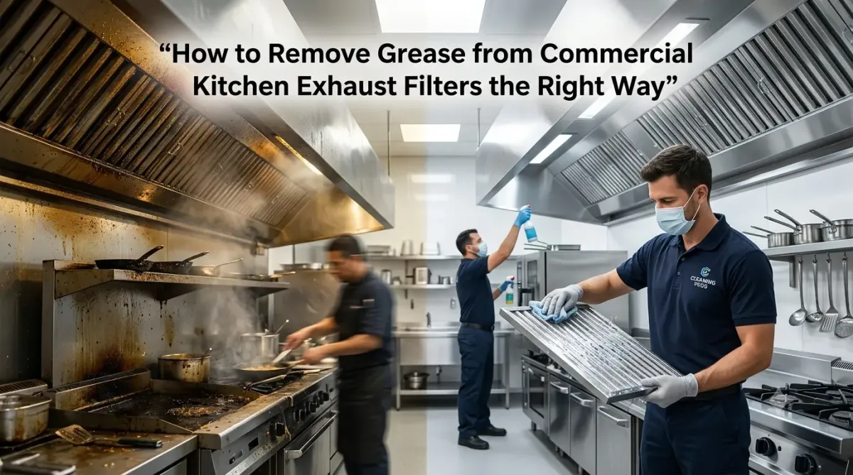  How to Remove Grease from Commercial Kitchen Exhaust Filters the Right Way 
